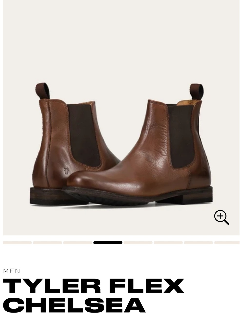 FRYE Tyler Flex Chelsea Boots - Cognac - Men’s 8.5
